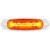 4 LED Lighttrack Clearance/Marker Light - Amber LED/ Amber Lens