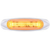 4 LED Lighttrack Clearance/Marker Light - Amber LED/ Clear Lens