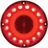 32 LED 7 Inch Glo-Light Stop, Turn And Tail - Red LED / Red Lens