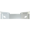 18 Inch Chrome Wrap Around Bumper With Tow And Fog Light Holes For Freightliner Cascadia 116 And 126 W-Composite Bumper