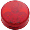 4 LED 2-1/2 Inch Low Profile Clearance/Marker Light - Red LED/ Red Lens