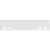 20 Inch Chrome American Eagle Square End Bumper With Holes For Mounting And 4 Oval Lights For Freightliner Classic 120, Xl 132