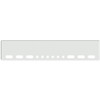 22 Inch Chrome American Eagle Bumper With Holes For Mounting And 6 Oval, 6 Round 2 Inch Lights For Freightliner Classic 2000-2002
