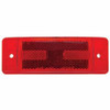 8 LED Rectangular Clearance/Marker Light W/ Reflex Lens - Red LED/ Red Lens