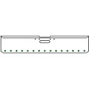 18 Inch 7 Gauge Chrome-Plated Steel Chrome Texas Square Bumper Kit With 15 Round Dual Revolution Marker Light Amber To Green For Freightliner Fl120/Fl132 2000-2002