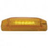6 LED Rectangular Streamline Clearance/Marker Light - Amber LED/ Amber Lens