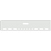 18 Inch Chrome Texas Boxed End Bumper With Holes For Center Tow And 6 Oval, 6 Round 2 Inch Lights For Freightliner Classic 120 And Xl 132