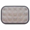 15 LED Rectangular Turn Signal Light - Amber LED /Clear Lens