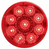 9 LED 2 Inch Reflector Clearance/Marker Light Kit, Red LED/ Red Lens