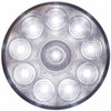 10 LED 4 Inch Auxiliary/Utility Light Kit - White LED /Clear Lens