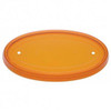 Amber Large Oval Lens For 32 LED Oval Emblem Light For Peterbilt 378, 379