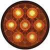 7 LED 4 Inch Competition Series Turn Signal Light - Amber LED /Amber Lens