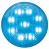 9 LED 2 Inch Auxiliary Light - Blue LED/ Clear Lens