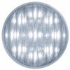 9 LED 2 Inch Auxiliary Light - White LED/ Chrome Lens