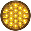 19 LED 4 Inch Reflector Turn Signal Light - Amber LED /Amber Lens