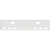 22 Inch Chrome Texas Boxed End Bumper With Holes For Hooks And 6 Oval, 6 Round 2 Inch Lights For Freightliner Classic 2000-2002