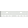 20 Inch Chrome Rolled End American Eagle Bumper With Hook Holes , 8 Oval Light Holes For Freightliner Classic 2000-2002