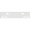 20 Inch Chrome American Eagle Square End Bumper With Hook Holes, 4 Oval Light Holes For Freightliner Classic 120, Xl 132