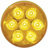 Clearance Marker Light W/ 7 LED 2 Inch Amber & Amber Lights