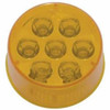 Clearance Marker Light Kit W/ 7 - 2 Inch Amber LED & Amber Lens