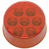 Clearance Marker Light Kit W/ 7 - 2 Inch Red LED & Red Lens