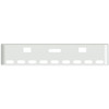 22 Inch Chrome Texas Rolled End Bumper With Holes For Center Tow, Hooks And 9 Oval Lights For Freightliner Classic 2000-2002