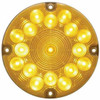 7 Inch Round 17 LED Turn Signal Light - Amber LED/ Amber Lens