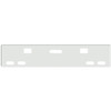 22 Inch Chrome Texas Boxed End Bumper With Holes For Center Tow, Hooks And 4 Oval Lights For Freightliner Classic 2000-2002