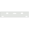 20 Inch Chrome American Eagle Square End Bumper With Holes For Mounting, Hooks, Tow And 2 Oval Lights For Freightliner Classic 120, Xl 132
