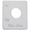 Stainless Steel Switch Plate- Fuel Hot Line For Peterbilt