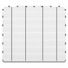 Aluminum Billet Style Grille Insert W/ Horizontal Bars For Peterbilt 389