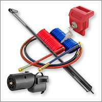 Semi-Truck Trailer Cords Hoses Universal