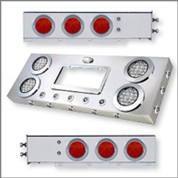 Semi-Truck Center Rear Light Bars Universal Semi-Truck Center Rear Light Bars Universal