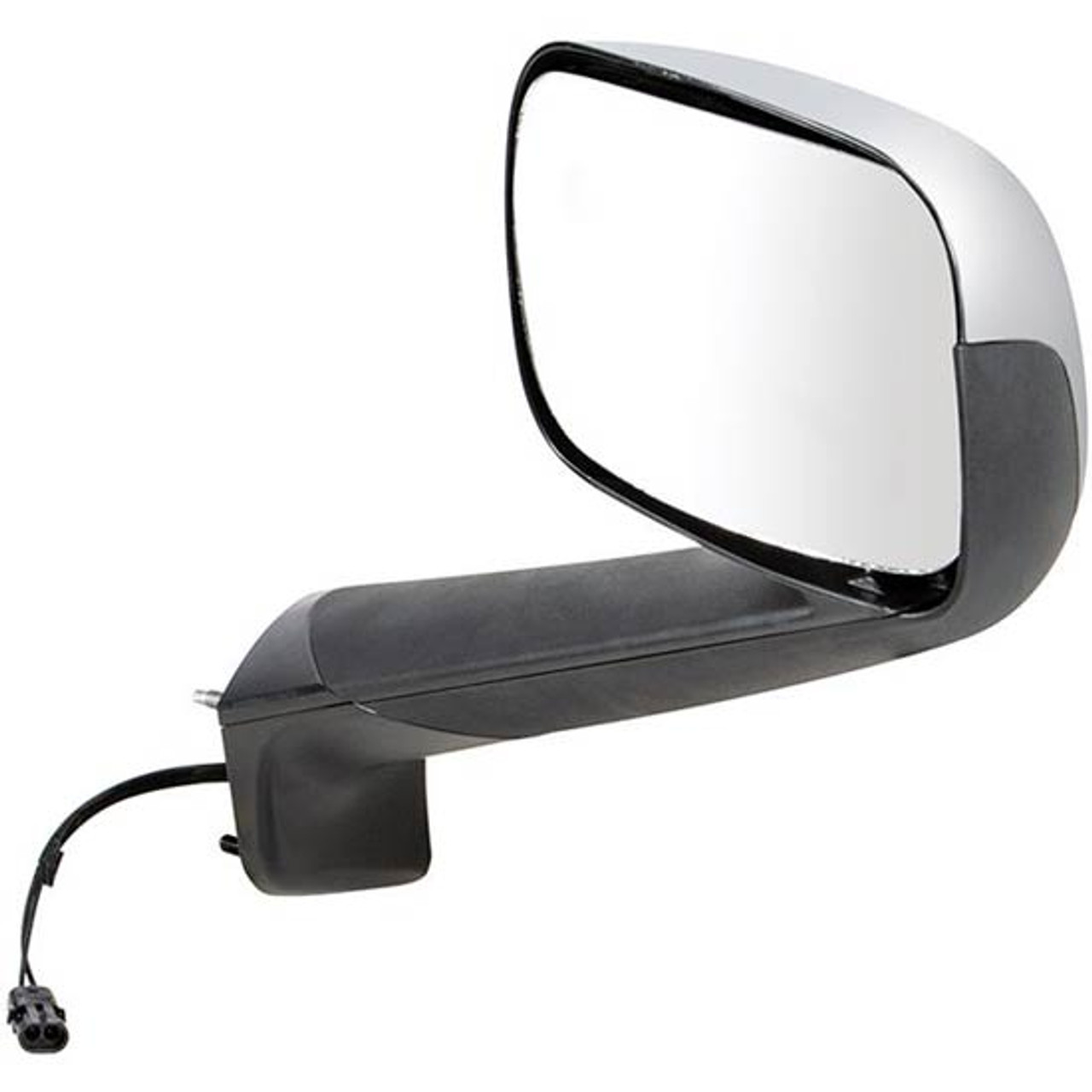 Chrome Heated Hood Mirror For Freightliner Cascadia Passenger Side