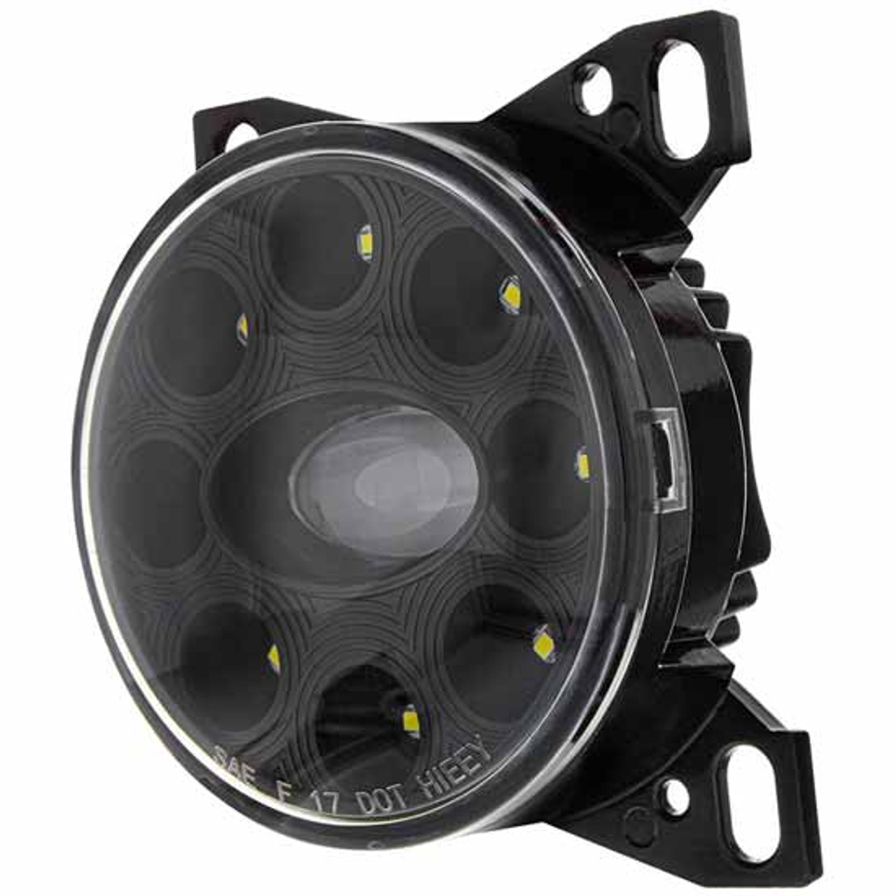 4 1/4 Inch 9 LED Projector Fog Light W/ Black Housing & LED