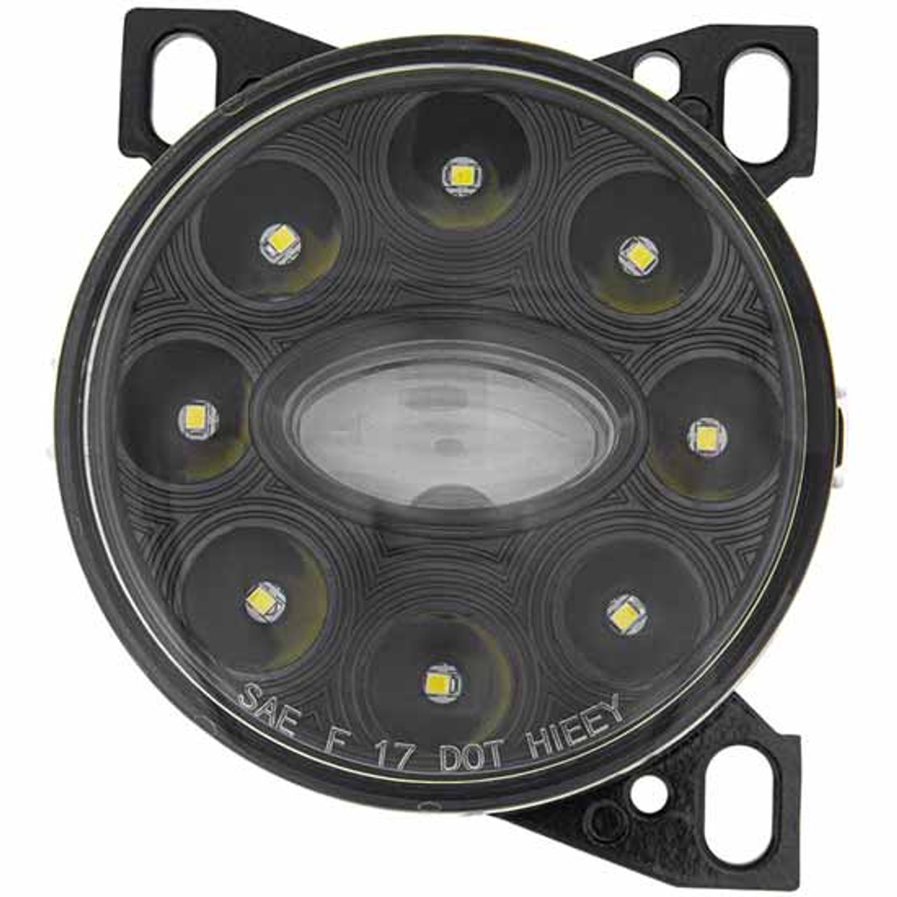 4 1/4 Inch 9 LED Projector Fog Light W/ Black Housing & LED