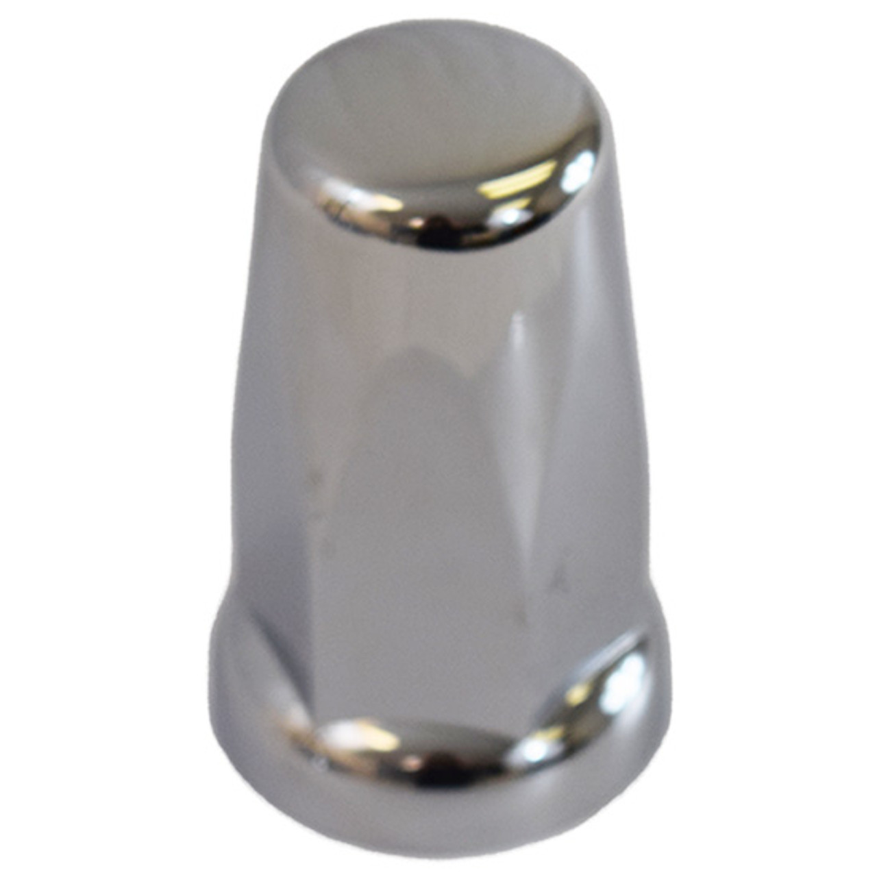 1.5 X 4.25 Inch Chrome Plastic Spike Lug Nut Cover, Push On For Hex Nuts &  Bolts - 4 State Trucks