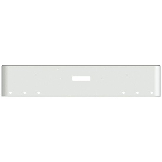 22 Inch Chrome Steel Texas Square Bumper With Mounting And Tow/Hitch Holes 6 M3 Or P3 Light Holes For Freightliner Fld Classic, 1200 Series 2002-2007