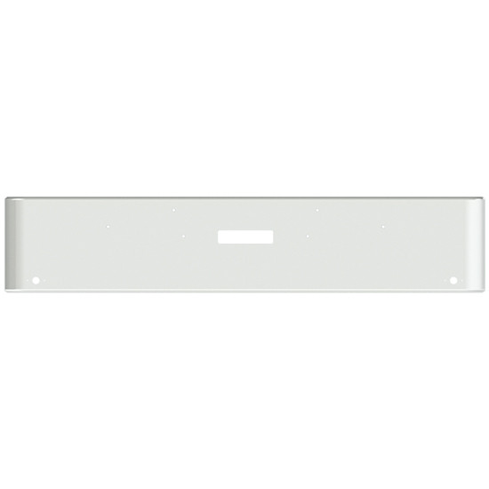 22 Inch Chrome Steel Texas Square Bumper With Mounting And Tow/Hitch Holes 2 M1 Millennium Light Holes For Freightliner Fld Classic, 1200 Series 2002-2007