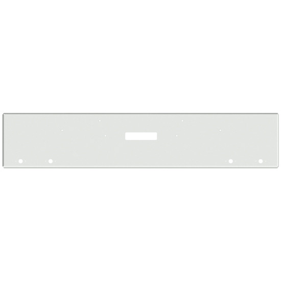 18 Inch Chrome American Eagle Square Bumper With Mount, Tow And 4 M1-P1 Light Holes For Freightliner Classic 120, Xl 132