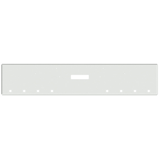 18 Inch Chrome American Eagle Square Bumper With Mount, Tow And 8 M3-P3 Light Holes For Freightliner Classic 120, Xl 132