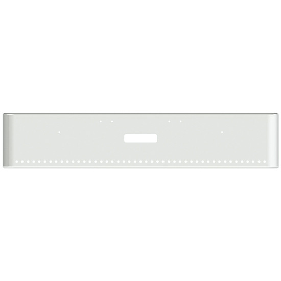 20 Inch Chrome Steel Texas Square Bumper With Mounting And Tow/Hitch Holes 45 - 3/4 Inch Light Holes For Freightliner Classic 1400 Series 2002-2007