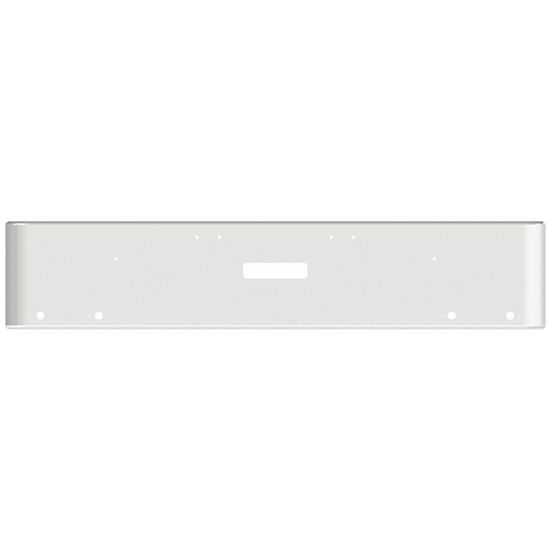 20 Inch Chrome Steel Texas Square Bumper With Mounting And Tow/Hitch Holes 4 M1 Millennium Light Holes For Freightliner Classic 1400 Series 2002-2007