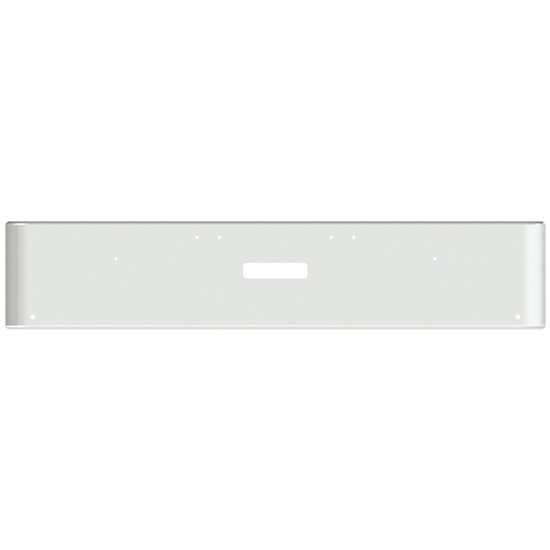 22 Inch Chrome Steel Texas Square Bumper With Mounting And Tow/Hitch Holes 2 - 3/4 Inch Light Holes For Freightliner Classic 1400 Series 2002-2007