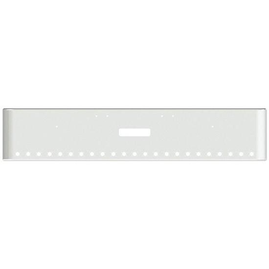 22 Inch Chrome Steel Texas Square Bumper With Mounting And Tow/Hitch Holes 23 M3 Or P3 Light Holes For Freightliner Classic 1400 Series 2002-2007