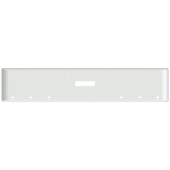 22 Inch Chrome Steel Texas Square Bumper With Mounting And Tow/Hitch Holes 6 M1 Millennium Light Holes For Freightliner Classic 1400 Series 2002-2007