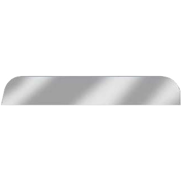 6 Inch Stainless Steel Chop Top Window Trim For Kenworth T600, T800, W900 Non-Daylite Doors