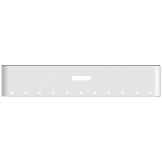 20 Inch Chrome Steel Texas Square Bumper With Mounting And Tow/Hitch Holes 11 M1 Millennium Light Holes For Freightliner Fld Classic Xl 2008-2010