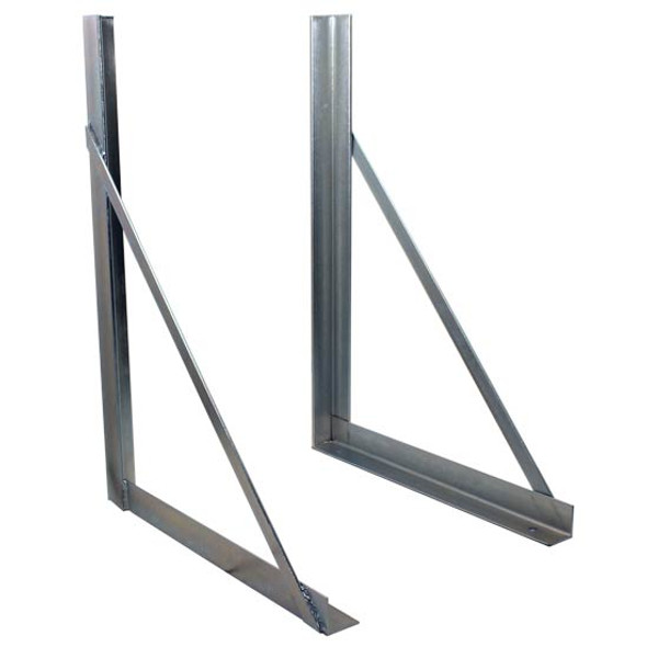 Merritt Zinc-Plated Steel Mounting Brackets For 24 Inch Deep Tool Box