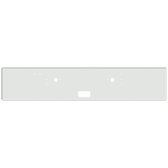 20 Inch Valley Chrome Boxed End Bumper With Mounting, Center Tow Top And Tow/Hitch Holes For International 9300, 9370, 9670